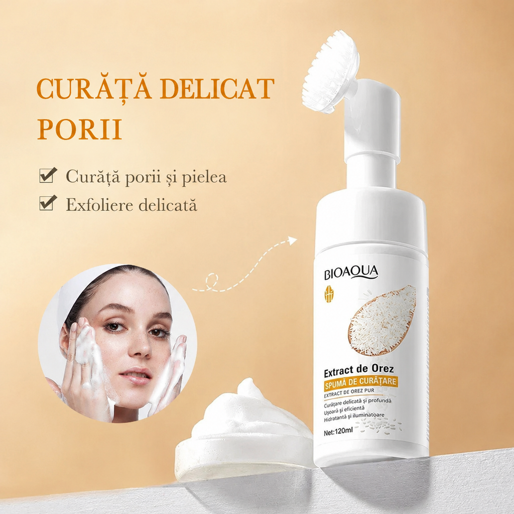 Spumă de Curățare RiceGlow