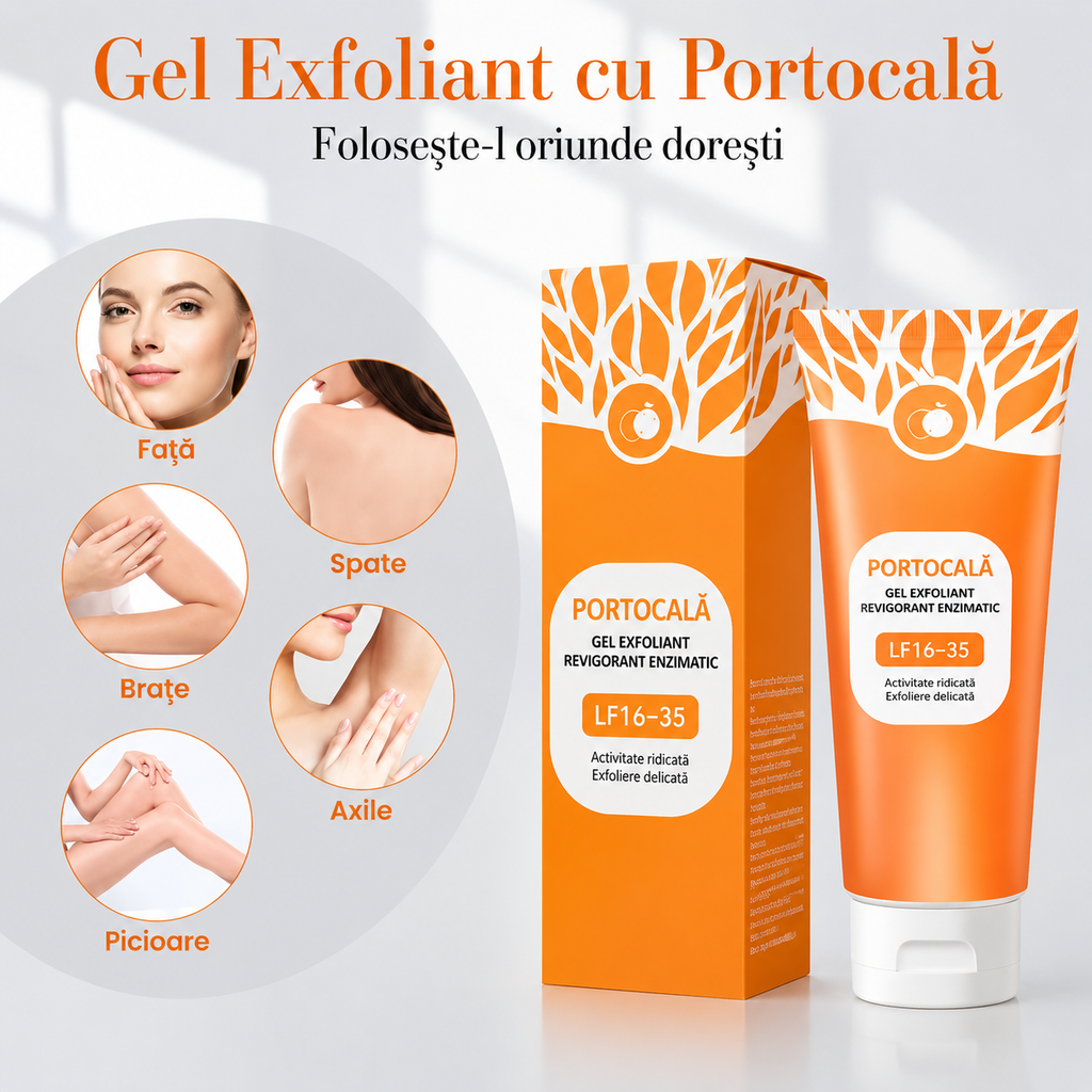 Gel Exfoliant Portocală Magic