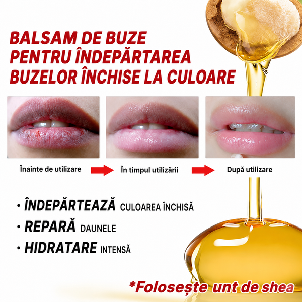 Balsam Buze Roz și Strălucitor